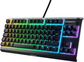 SteelSeries SteelSeries Apex 3 TKL RGB Gaming tipkovnica, kompaktna
