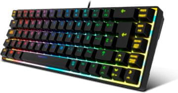 Krom KROM Kalista 62% Gaming tipkovnica, RGB Rainbow, Engleski
