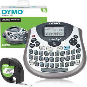 Dymo DYMO LetraTag LT-100T etiketirač s QWERTZ tipkovnicom, srebrni