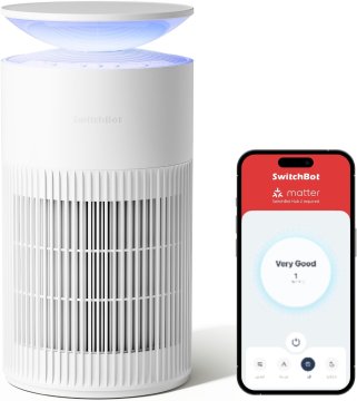 Switchbot SwitchBot pročišćivač zraka - CADR 400m³/h, do 83m², HEPA filter