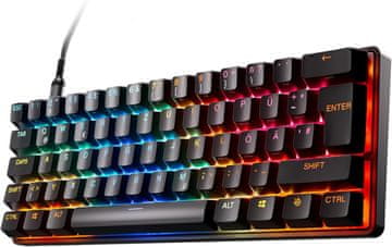 SteelSeries SteelSeries Apex Pro Mini Gen 3 Gaming tipkovnica - 60%, Hall Effect OmniPoint 3.0 prekidači, podesivi okidač