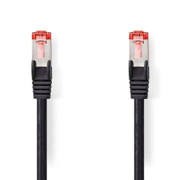 Northix Mrežni kabel CAT6 RJ45 muški RJ45 muški S FTP 1 50 m Okrugli LSZH Crni Oznaka