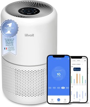 Levoit Levoit Core 300S pametni pročišćivač zraka, HEPA filter, za prostore do 50 m², uklanja alergene