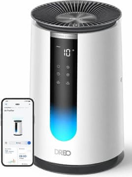 slomart Dreo pročišćivač zraka za alergičare, HEPA filter, CADR 196 m³/h, za dom