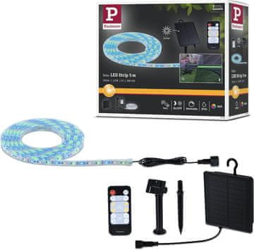 Paulmann Paulmann Solar LED traka 5m RGB, sa solarnim punjačem i daljinskim upravljačem