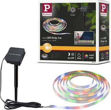 Paulmann Paulmann Solar LED traka 3m RGBY, senzor sumraka, baterija, IP44