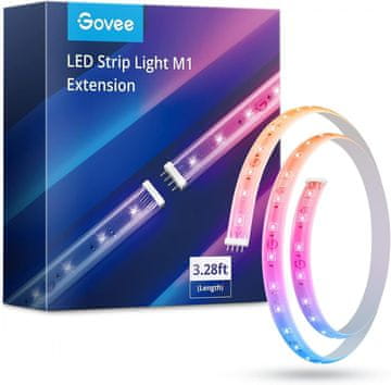 Govee Govee RGBICW LED traka 1m, produžetak, crna