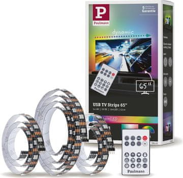 Paulmann Paulmann MaxLED TV traka USB, 2.4m, RGB Dynamic Rainbow, prigušiva