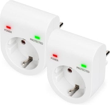 Digitus DIGITUS adapter sa zaštitom od prenapona, set 2 kom, max 13.500A