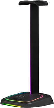 The G-Lab THE G-LAB K-Stand Néon RGB HUB stalak za slušalice - crni, LED
