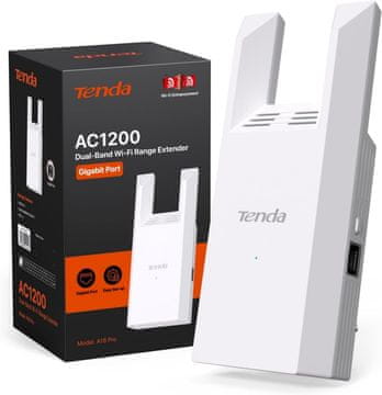 Tenda Tenda A18 Pro AC1200 WiFi Repeater s Gigabit LAN
