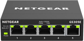 Netgear NETGEAR GS305E Gigabitni mrežni prekidač, 5-portni, Managed Plus
