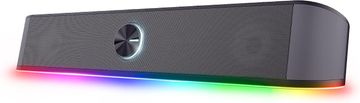 slomart GXTrust Rhox PC Soundbar s RGB osvjetljenjem, 12W (6W RMS), siva