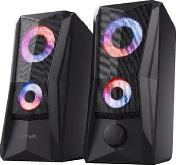 slomart GXTrust Javv 2.0 PC zvučnici s RGB LED osvjetljenjem, 12W (6W RMS)