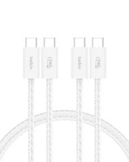 Belkin Belkin 2-paket pletenih USB-C na USB-C kabela (2x 1,5m) - 240W