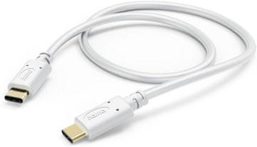 Hama Hama USB-C na USB-C kabel za brzo punjenje (USB 2.0) - 1,5m, bijela