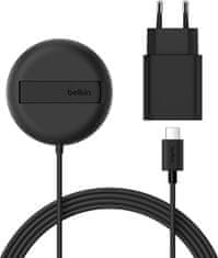Belkin Belkin MagSafe bežični punjač s postoljem (15W) - Qi2 certificiran
