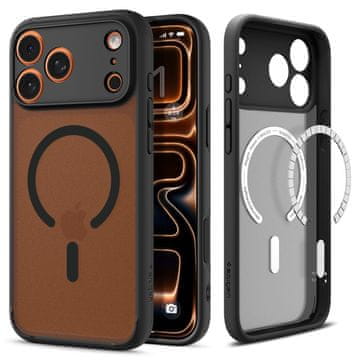 Spigen Ultra hibridna MagSafe zaštitna futrola za iPhone 17 Pro - crna