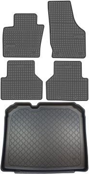 Audi Q3 I SUV od 08.2011-06.2018. Set - gumeni podmetači za automobil + prostirka za prtljažnik