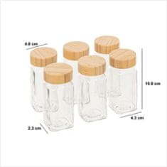 5Five® Staklene staklenke za začine 6 kom. 120 ml