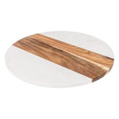 5Five® Okretna ploča od mramora i drva 35 cm