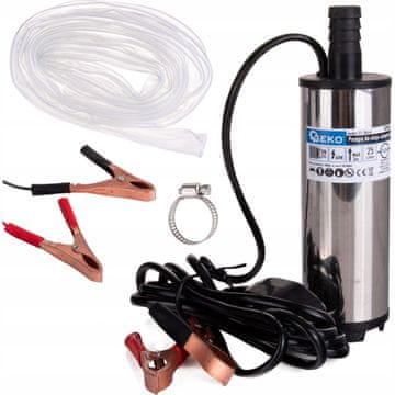 GEKO Potopna pumpa za ulje GEKO 12V 52mm 25L/min i crijevo 3 m