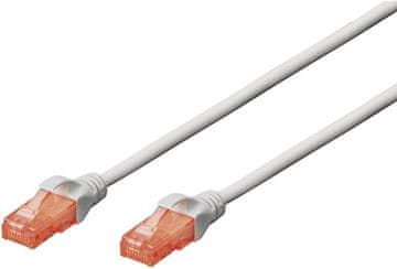 Digitus DIGITUS LAN kabel Cat 6 U/UTP 3m - CCA - siva