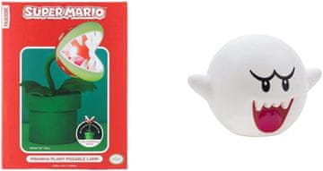 Paladone Paladone Piranha Plant LED stolna lampa, 33 cm, USB, crvena/zelena