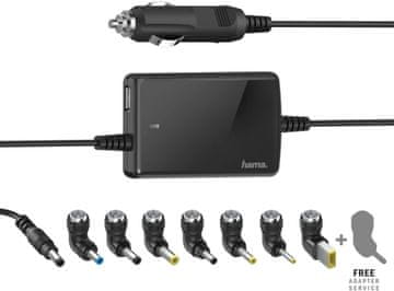 Hama Hama Auto punjač za prijenosno računalo 70W (15-19V), 4.5A