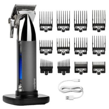 BaByliss BaByliss Super-X Metal bežični trimer za kosu, japanske čelične oštrice
