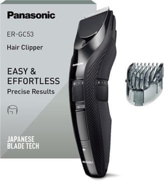 Panasonic Panasonic ER-GC53K503 Muški Trimer: Vodootporan, 19 duljina, 1h rada