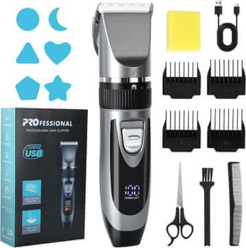 slomart Cozary Šišač za kosu - profesionalni trimer, USB punjenje, 120 min