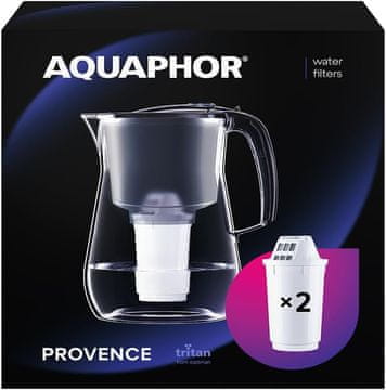 Aquaphor AQUAPHOR Provence filter za vodu 4,2L crni s 2x A5 uloška (do 700L)