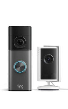 Ring Ring Akumulatorski Video Doorbell Pro (najnovija gen.) + Unutarnja kamera Plus