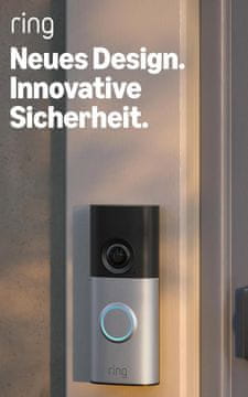 Ring Ring Wired Video Doorbell 2K Plus - Kabelski video domofon, najnovija generacija