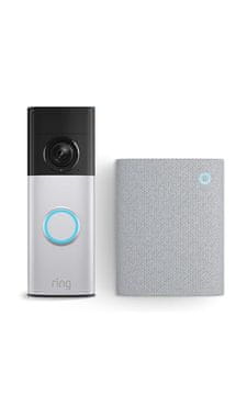 Ring Ring Battery Video Doorbell Plus (najnovija gen.) + Chime (3. gen.) - Set