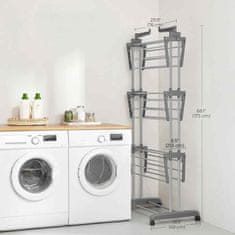 MG Dryer vertikalno sušilo za rublje, sivo