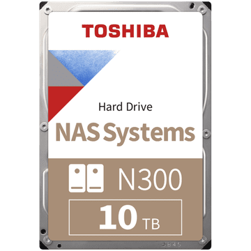 TOSHIBA N300 NAS tvrdi disk CMR 10 TB, 8,89 cm (3,5"), SATA 6 Gb/s, 7.200 o/min