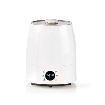 Northix Ovlaživač zraka 110 W S hladnom i toplom maglicom 5 5 l Higrometar Tajmer Pogodno za prostor do 50 m² Siva Bijela