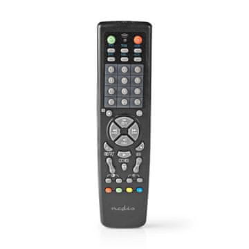 Nedis Univerzalni daljinski upravljač Unaprijed programiran 10 jedinica Tipke za memoriju Tipka TV vodiča Infracrveni Crni
