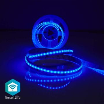 Nedis SmartLife LED traka Wi Fi RGB Toplo do hladno bijela COB 2 00 m IP20 2700 6500 K 860 lm Android IOS