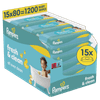 Pampers Fresh Clean Baby maramice za bebe, 15 pakiranja = 1.200 komada