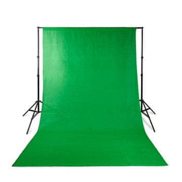 Nedis Set pozadina za foto studio | 1,90 x 2,95 m | Kofer uključen | Stativ uključen | Crna | 1 kom.