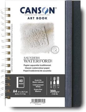 Rayher.	 Akvarel blok Saunders ArtBook A4 300g20 papira NOT Portrait