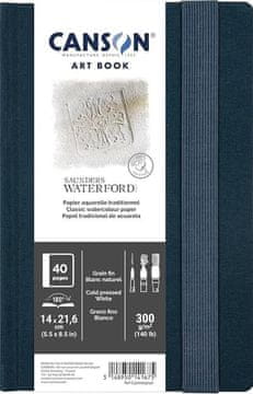 Rayher.	 Akvarel blok Saunders ArtBook 14×21,6 cm300g 20 papira NOT Portrait