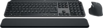Logitech Logitech MX Keys S Combo: bežična tipkovnica, miš i oslonac za dlanove