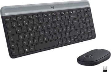 Logitech Logitech MK470 Slim Combo bežični set tipkovnice i miša