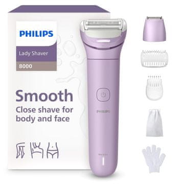 Philips Philips Lady Shaver Series 8000, ženski brijač, mokro/suho