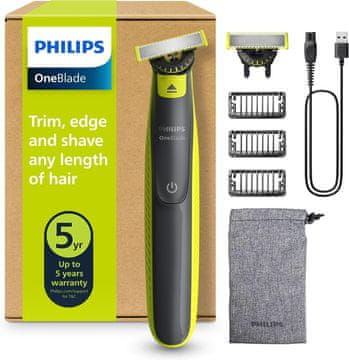 Philips PHILIPS OneBlade 360 Face električni brijač/trimer, 2x 360 oštrice, 3x nastavka
