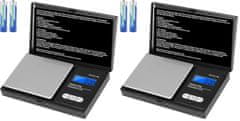 slomart Oderra Feinwaage precizna vaga - 700g X 0.01g, LCD (2 komada)